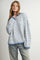 Blue Striped Solid Trim Relaxed Sweater