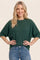 Forest Oversized Short Sleeve Sweater Top