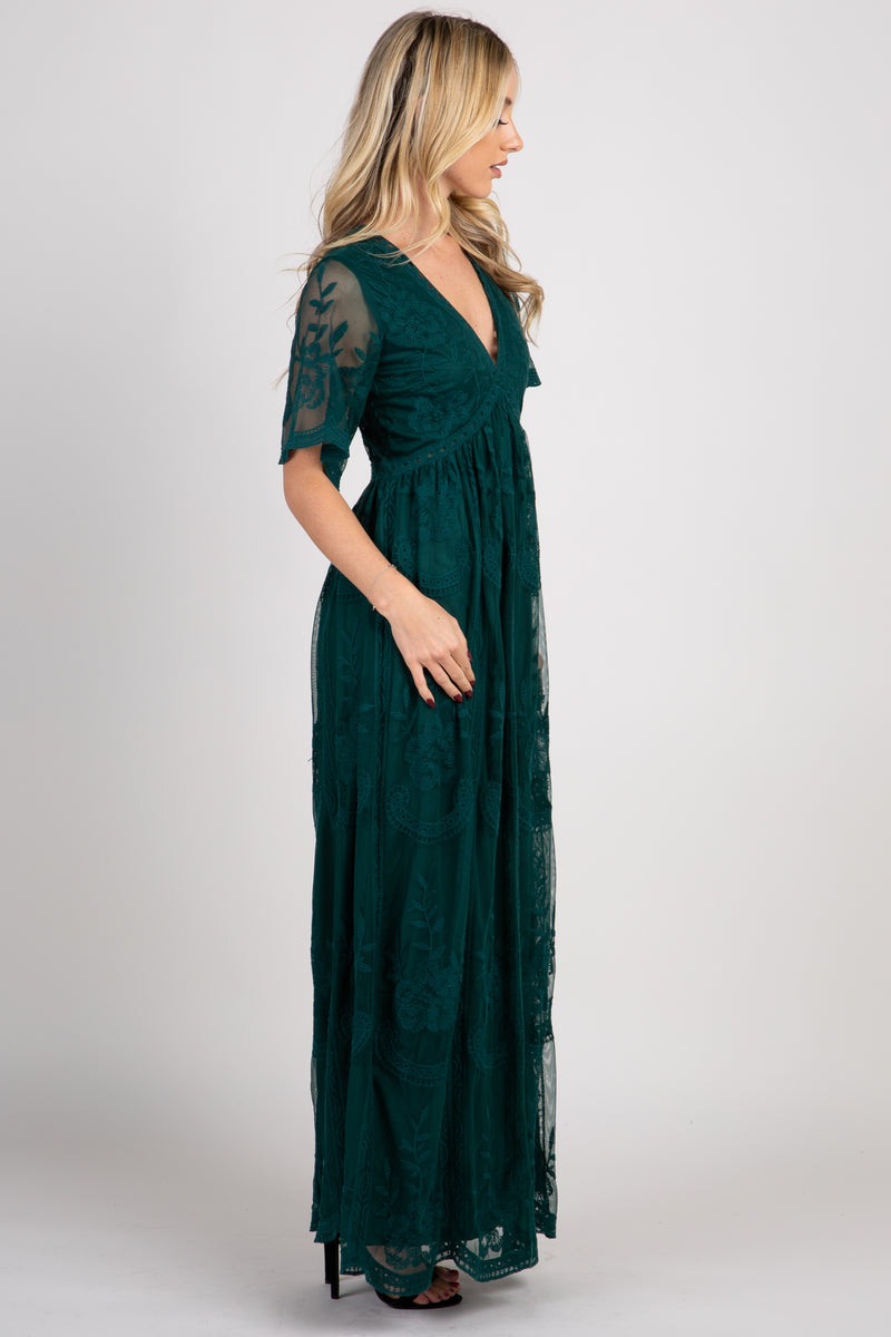 Green Lace Overlay Dress Lace Dress Eliza J Crochet Overlay Dress Jessica  Howard Dresses