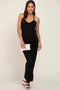 Black Racerback Maternity Maxi Dress