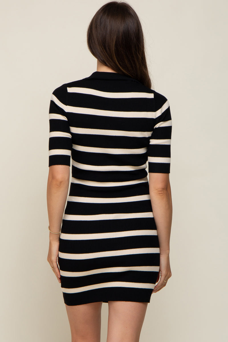 Black Scoop Neck Sleeveless Rayon Rib Maternity Maxi Knit Dress main image 1