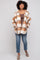 Taupe Textured Plaid Jacket