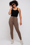 Mocha Ultra Soft Knit Drawstring Joggers