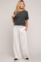 Ivory Soft Fleece Wide Leg Maternity Lounge Pants