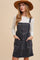 Black Denim Overall Dress
