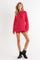 Red Sweater Short Set