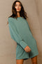 Light Olive Dolman Sleeve Romper