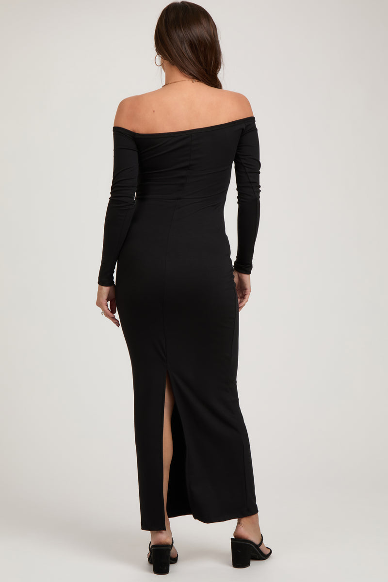 Maternity Off the Shoulder Maxi Dress main image 1
