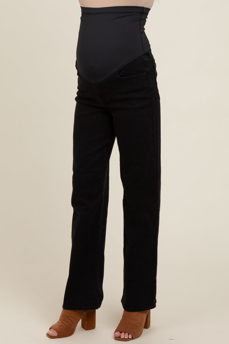 Black Maternity Jeans main image 1