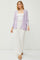 Lavender Knit Dolman Sleeve Cardigan