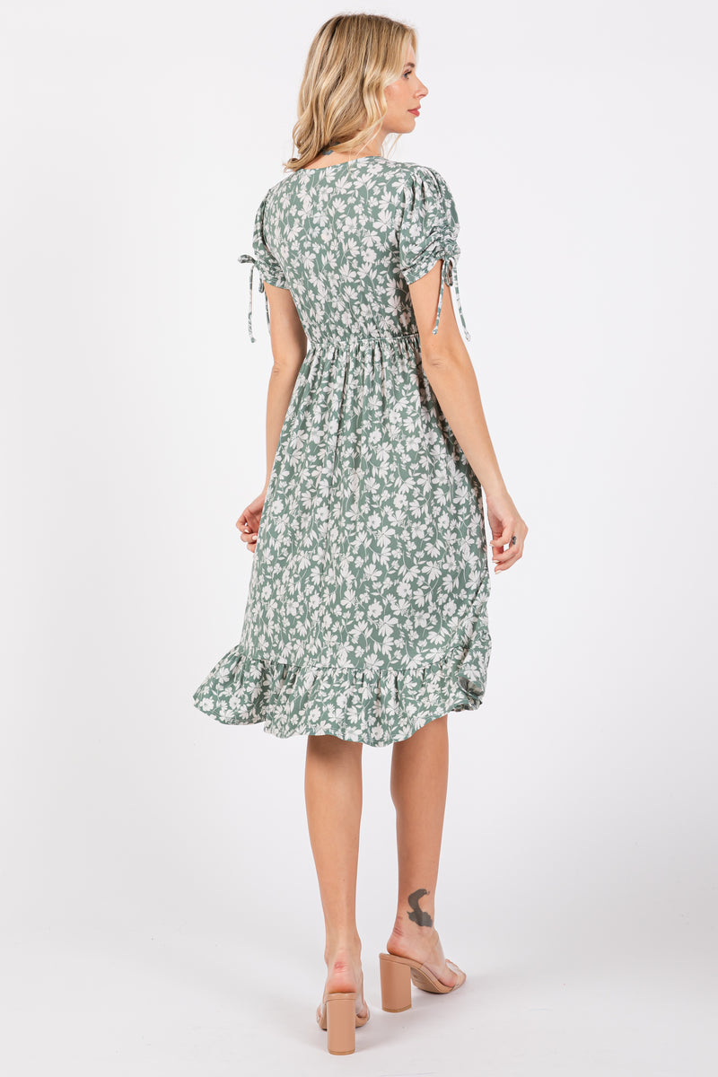 Olive Bloom Dress