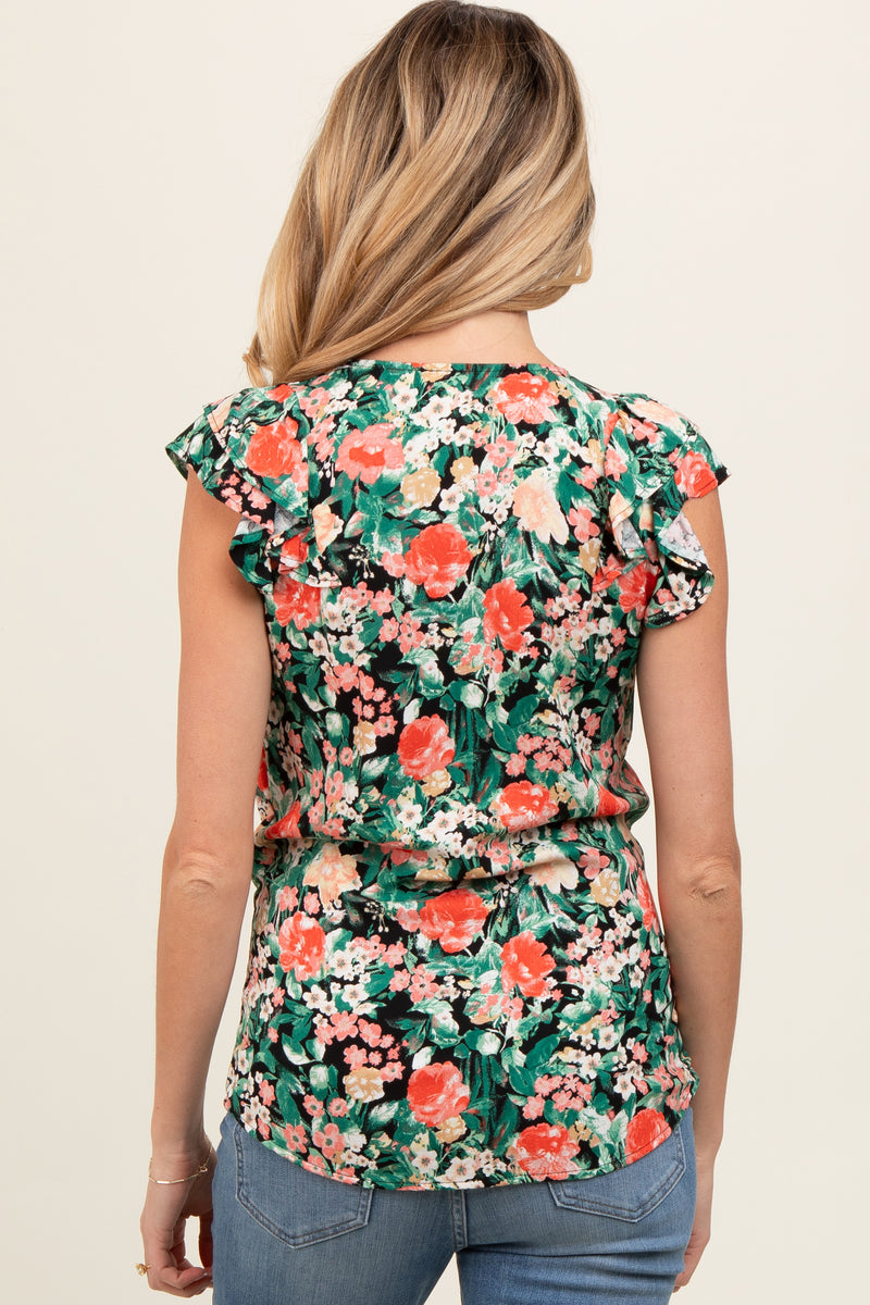 Maternity Ruffle Top