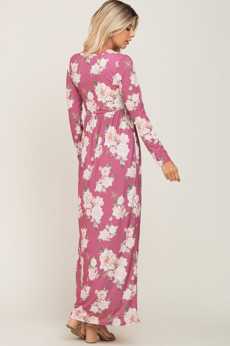Allure Maxi Dress - Mauve Pink