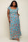 Jade Floral Ruffle Tiered Plus Maxi Dress