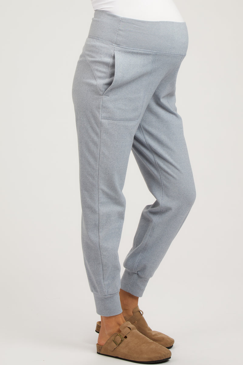 Navy Blue Maternity Joggers