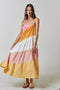 Multi-Color Sleeveless Maxi Dress