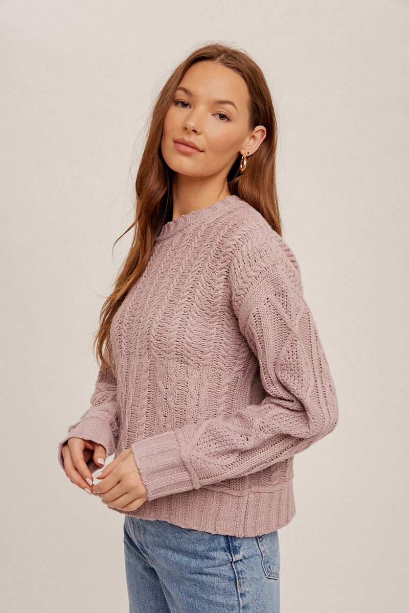 MAEVA - HIGH-NECK PULLOVER SWEATER main image 0