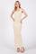Cream Rib Knit Maxi Dress