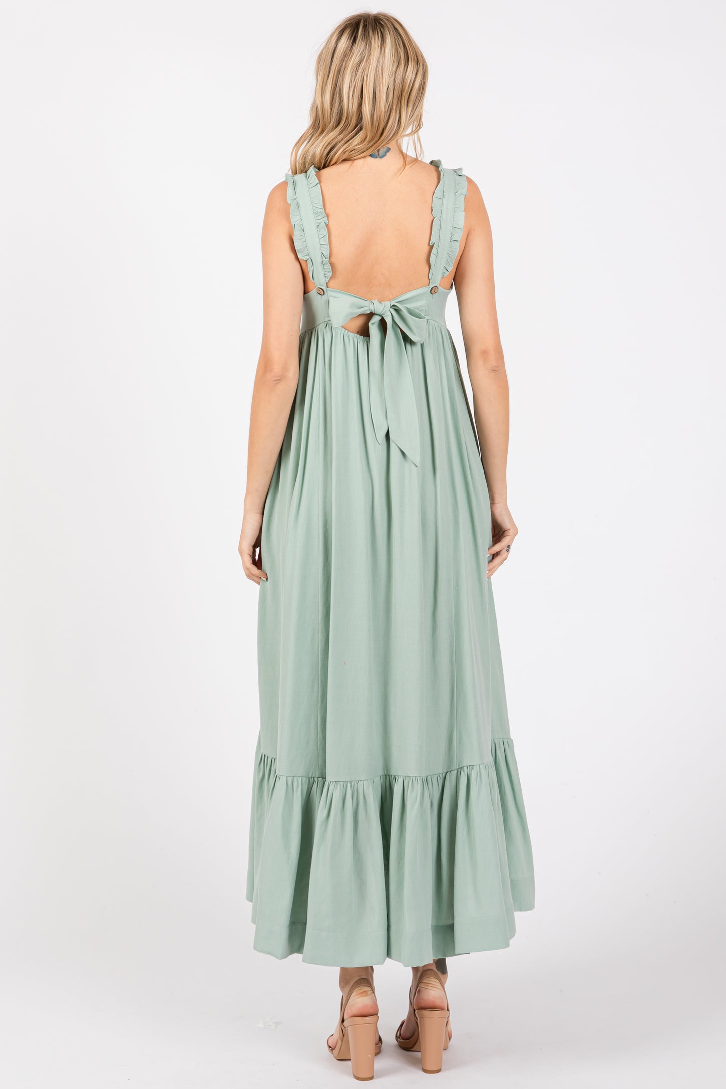 olive green pinafore dress Cute Olive Green Pinafore Dress - Corduroy Pinafore Dress
