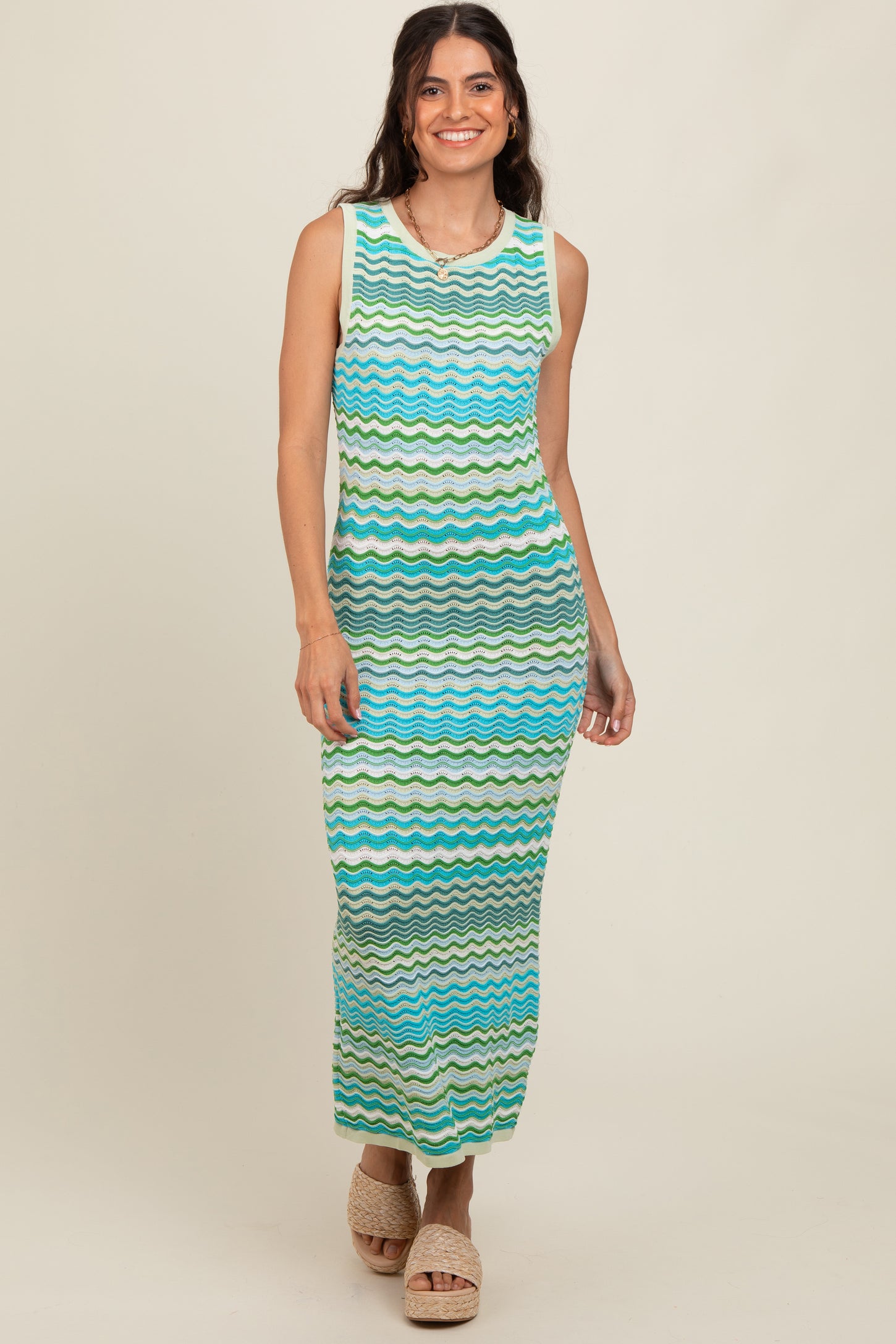 Jade Chevron Round Neck Knit Maternity Dress PinkBlush Jade Chevron Round Neck Knit Maternity Dress PinkBlush