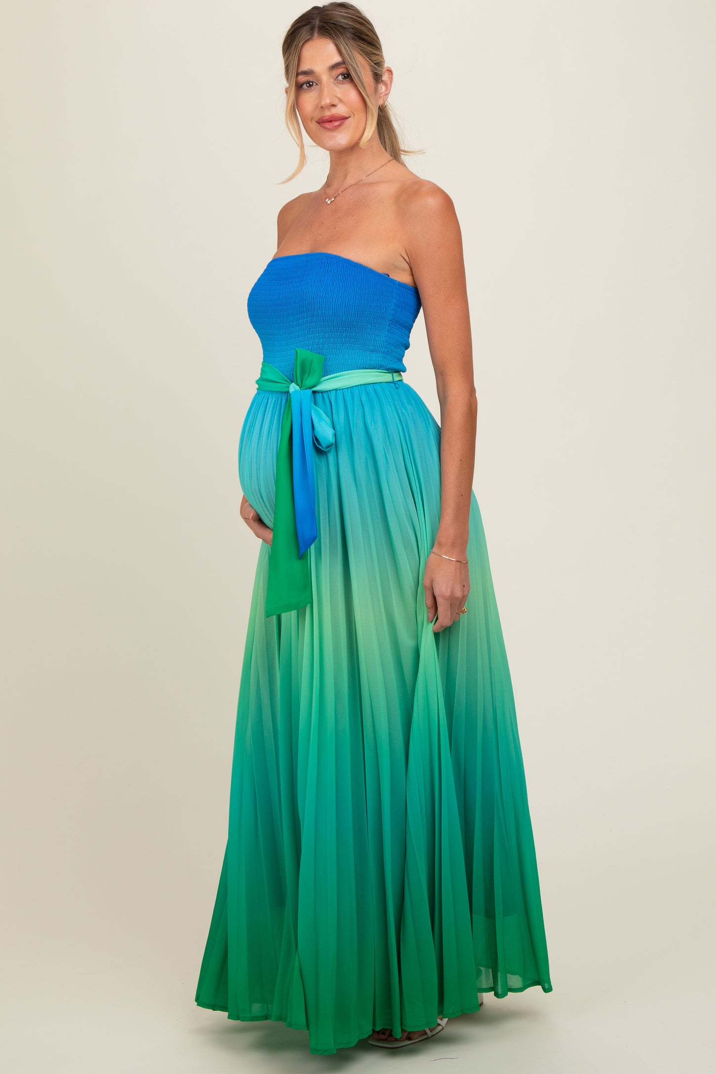 blue green color combination dresses V Neck Blue Green Lace Prom Dresses, Blue Green Lace Formal Graduation Lwt Dress