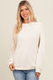 Ivory Drop Shoulder Sweatshirt