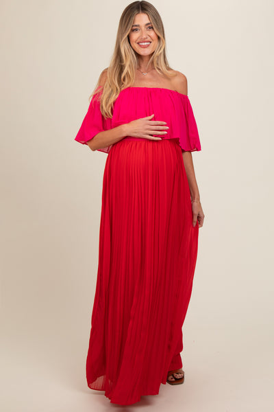 open lace back dress Ribbed V-Neck Short Sleeve Maternity Dress Hunter Green / X-Large main image 1