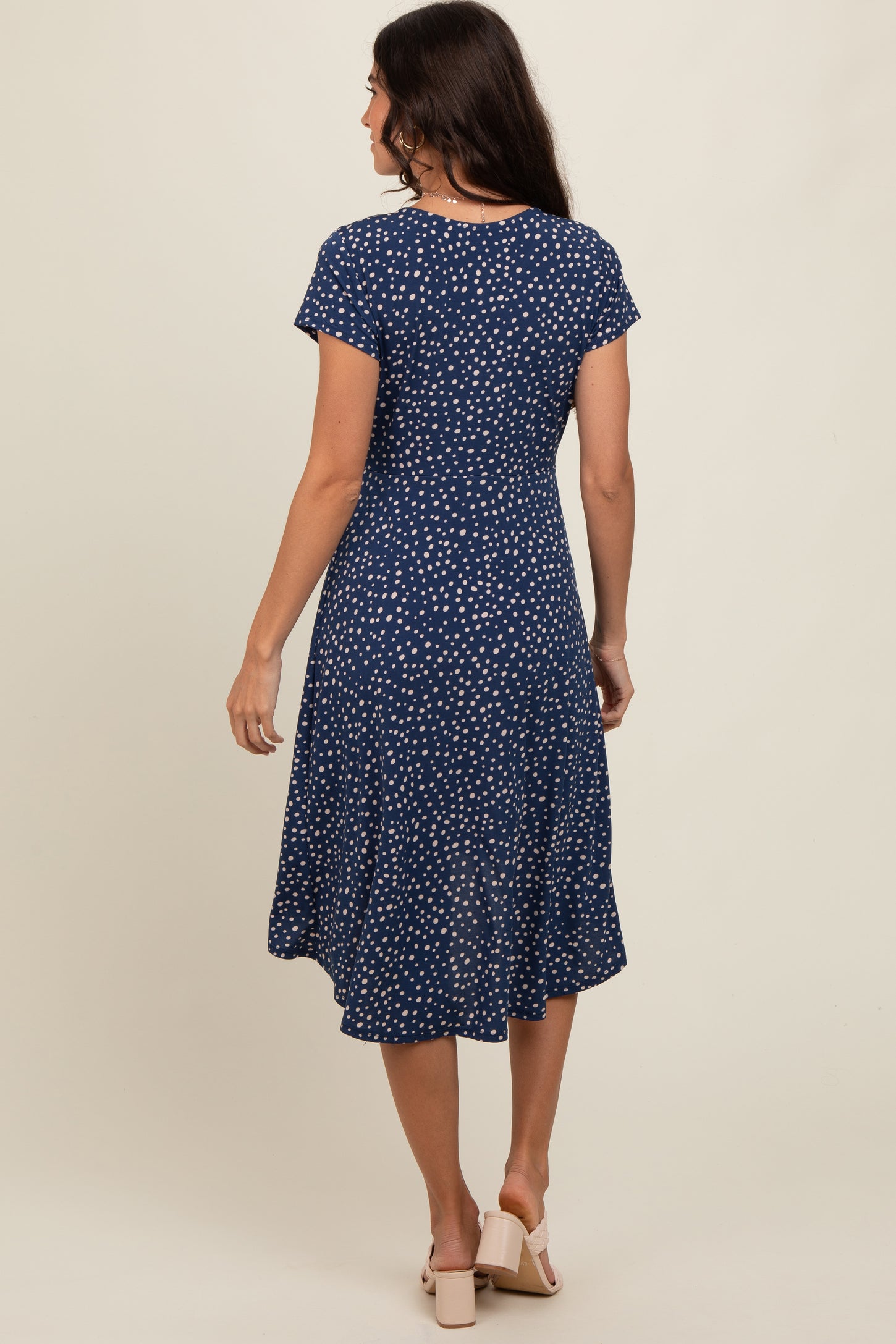 nursing midi dress Gracie Poplin | Black & White Gingham - L tandem nursing friendly Ripe Maternity Noa Rib Knit