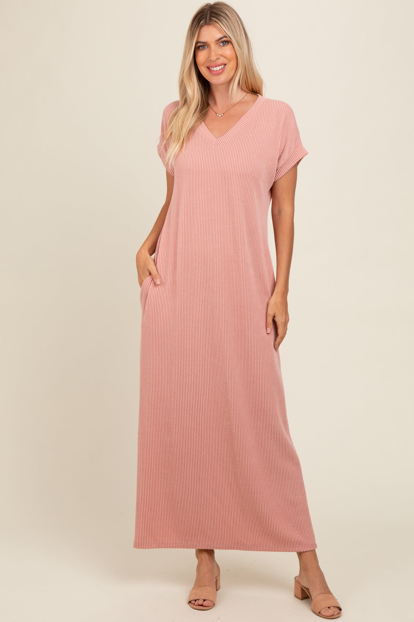 salmon pink dress plus size Salmon Pink Plus Size Bridesmaid Dresses