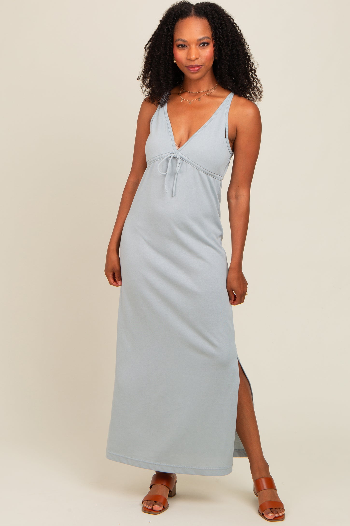 v neck side slit dress Deep V Neck Side Slit Wholesale Chiffon Evening Gown With Short Sleeve