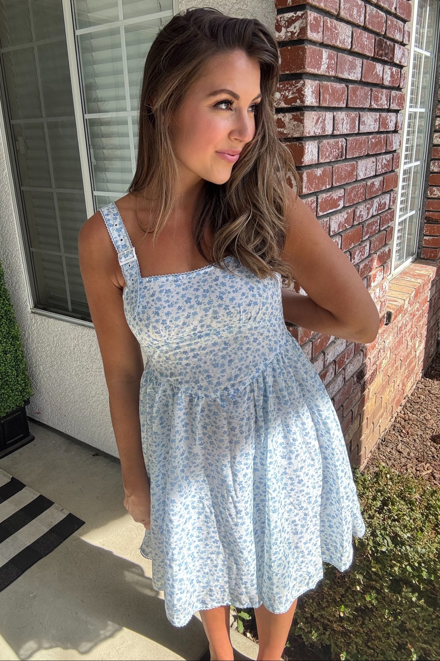 apron style mini dress By Anthropologie Apron-Style Mini Dress