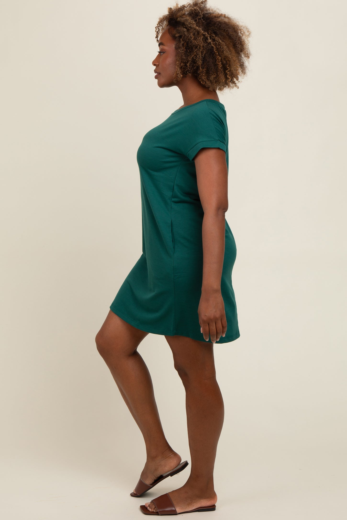forest green shirt dress Forest Green Faux Suede Button Down Shirt Dress