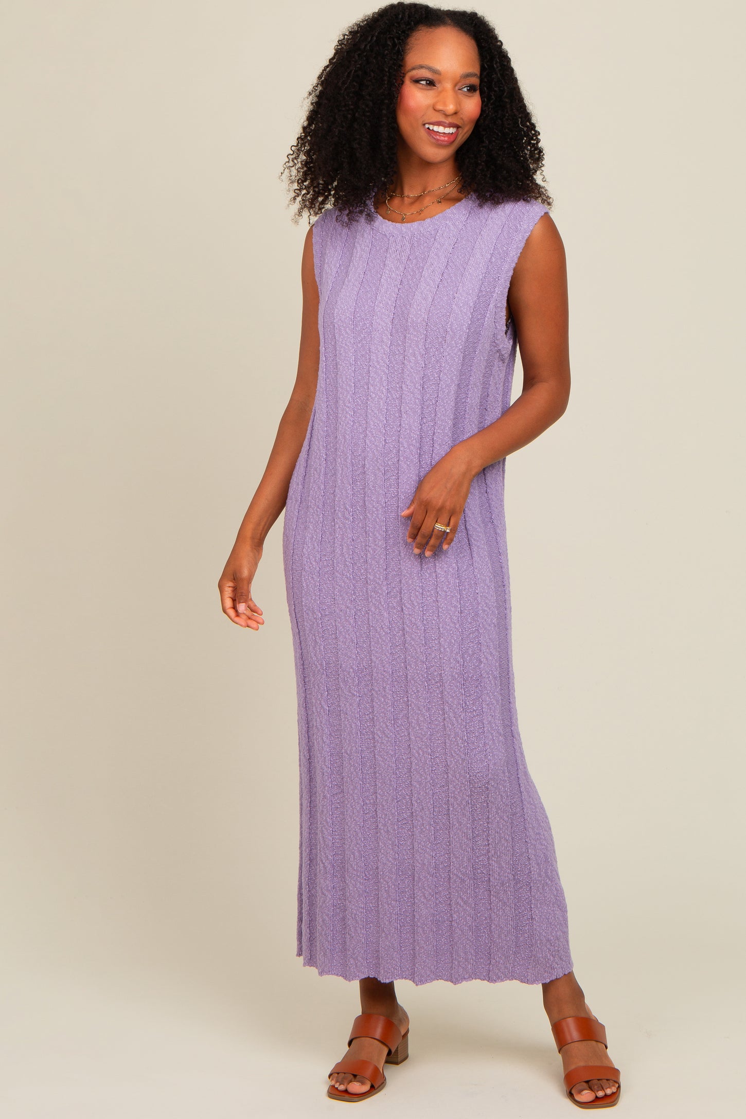 lavender ribbed dress Lavender Asymmetrical One Shoulder Strapped Twisted Back Ribbed Dress Pretty In Pink Boutique, LLC