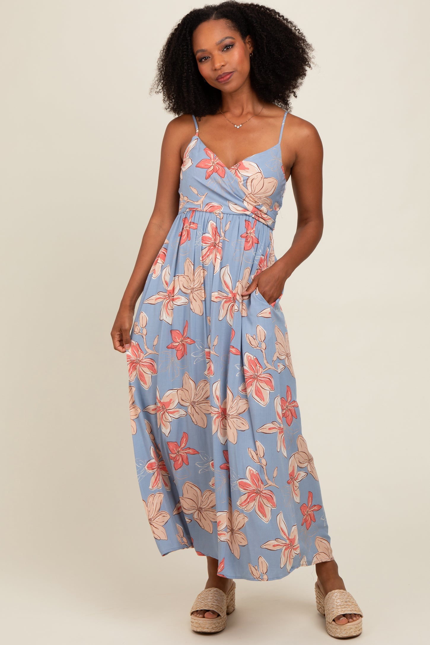 maxi crossover dress Black Crossover Draped Maxi Dress BLANK