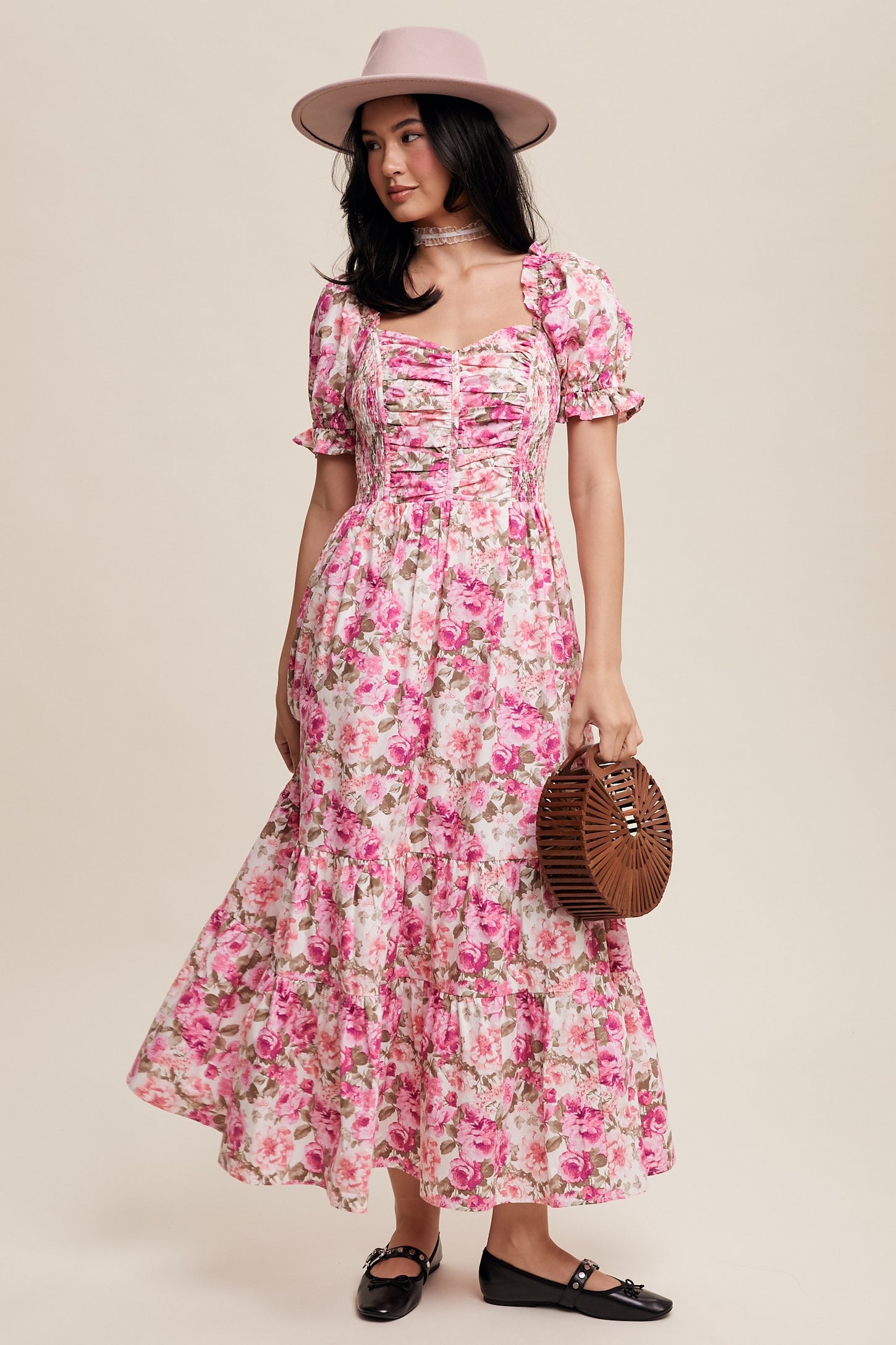 mulberry pink dress Mulberry Bridesmaid Dress Chiffon Size Medium