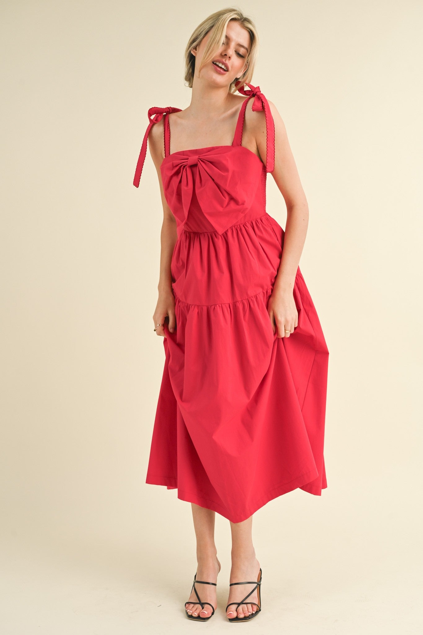 raspberry midi dress Raspberry Satin Wrap Tie Midi Dress