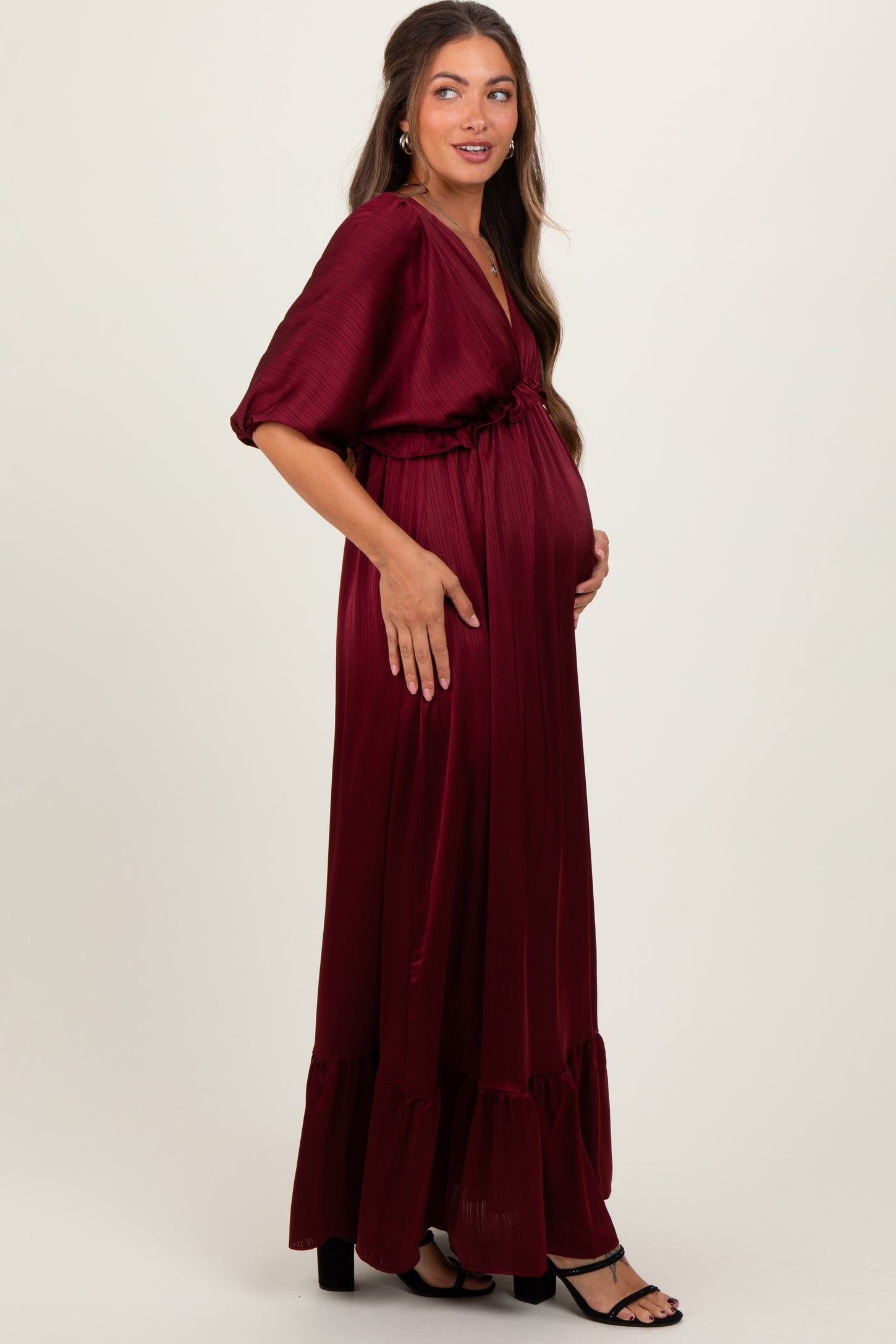 Summer Wedding Guest Maternity Dresses Shopbop Green Dress Forest Green Striped Ruffle Accent Maternity Maxi Dress Summer Wedding Guest Maternity Dresses Shopbop Green Dress Forest Green Striped Ruffle Accent Maternity Maxi Dress