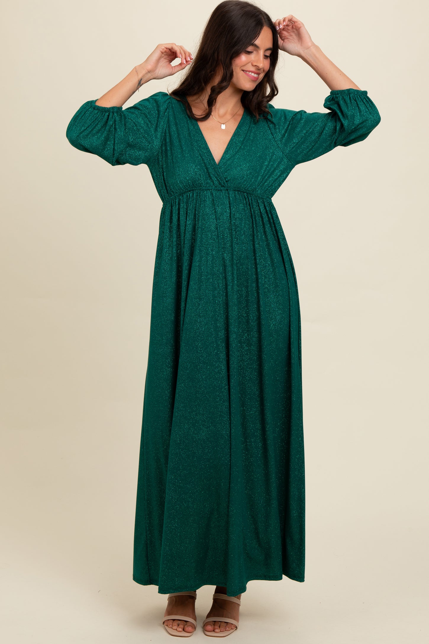 forest green maxi dresses Savannah Maxi Dress