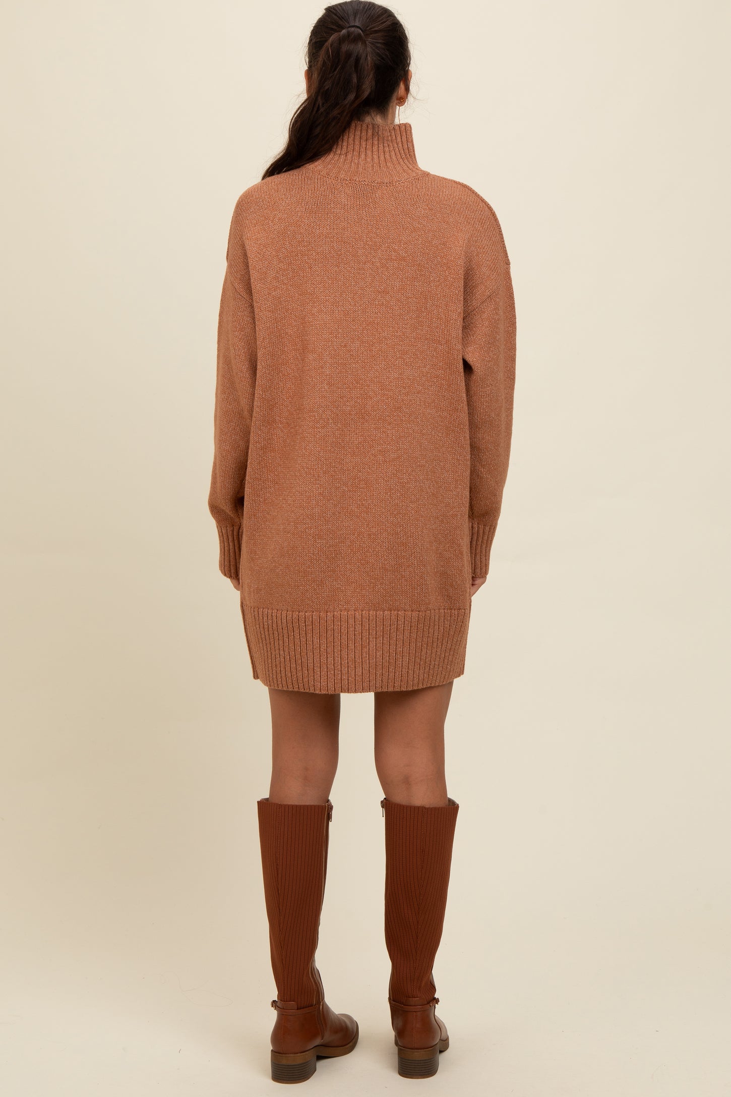 turtle neck knit dress Kieran Ribbed Turtleneck Sweater Pair it with boots for a polished ensemble or with sneakers for a more laid Thats So Fetch | Emily