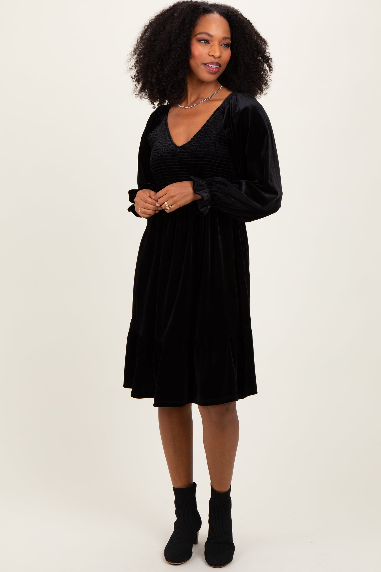 long sleeve black velvet wrap dress ASOS DESIGN velvet long sleeve premium wrap maxi dress with contrast bow sash detail in black