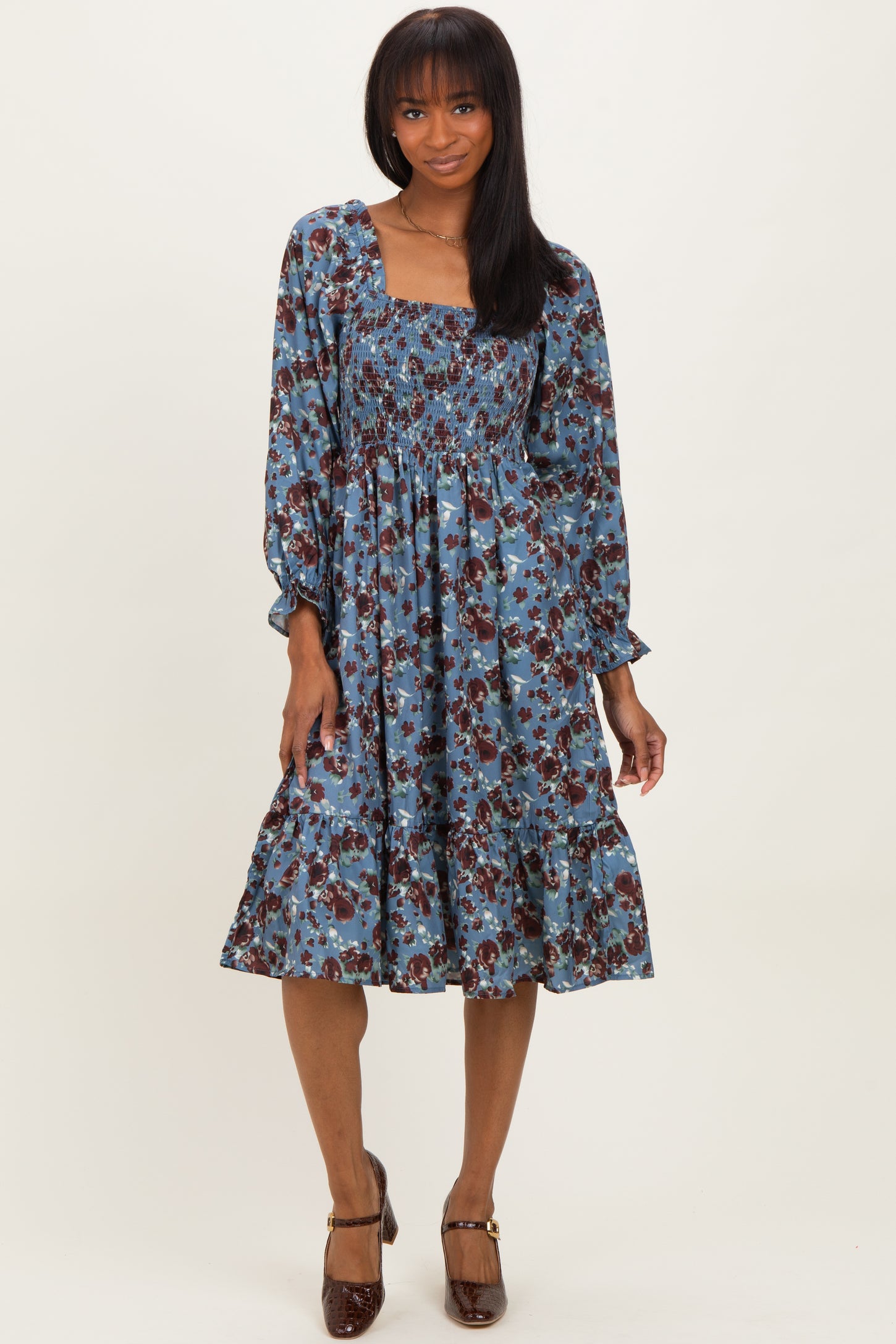 bow tie midi dress Sweetheart Fit & Flare Bow Tie Midi Dress