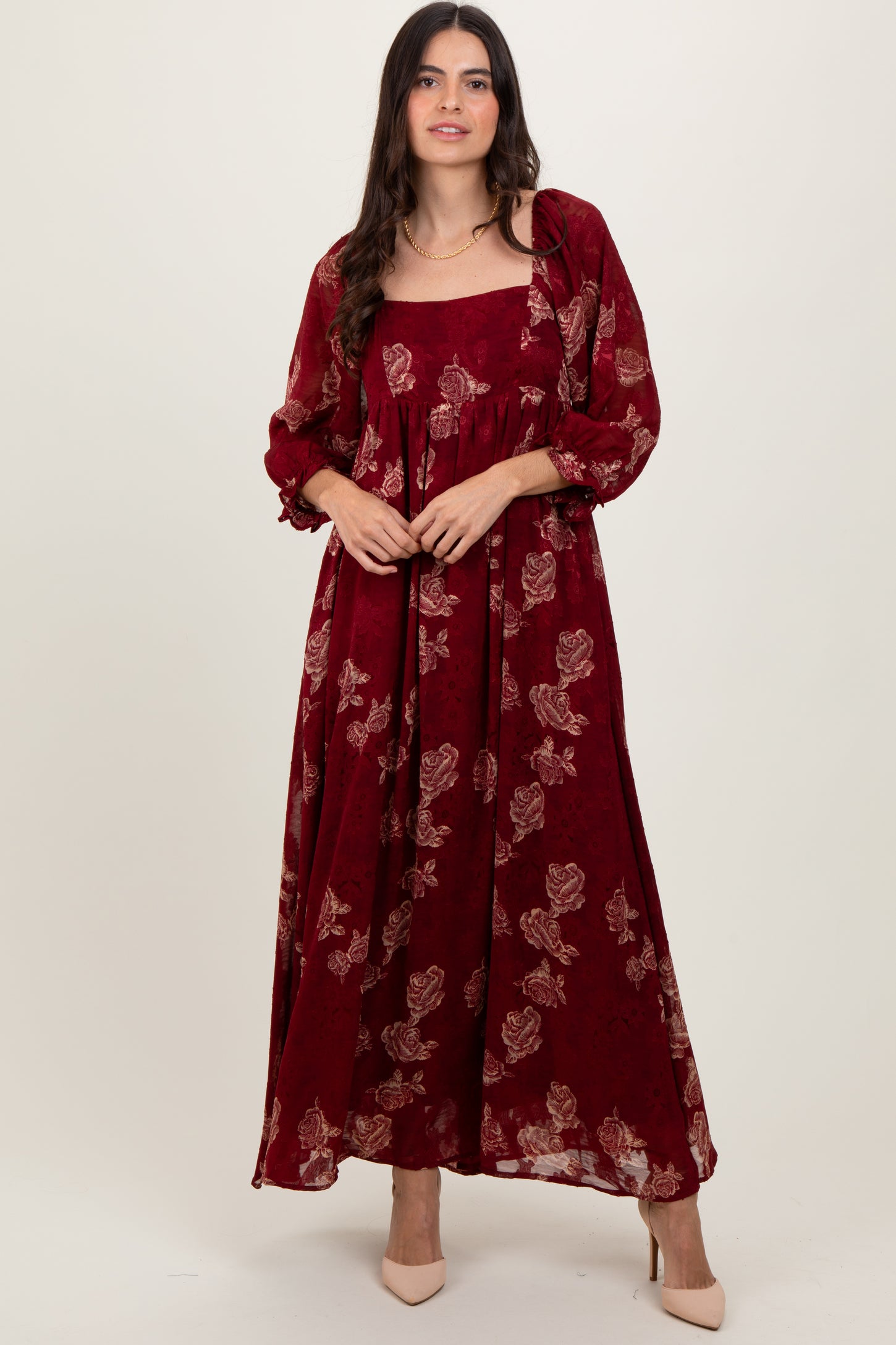 babydoll maxi dress formal Soleil Babydoll Dress
