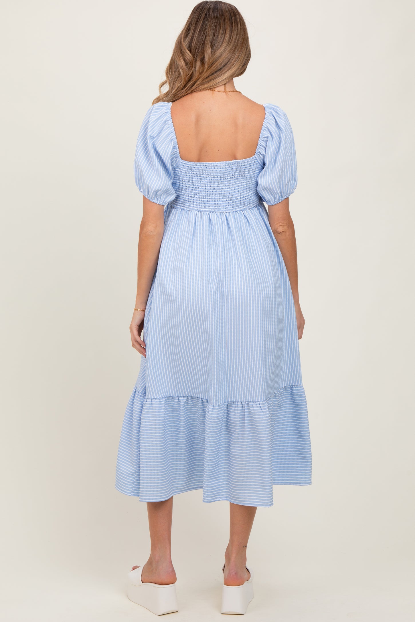 blue dress same day delivery It's Not The Same Maxi Dress Baby Blue