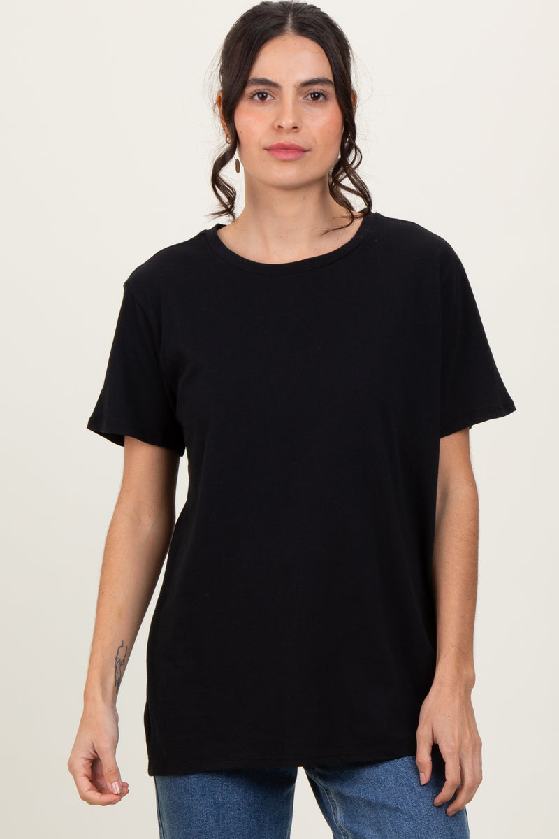 Black Basic Tee – PinkBlush