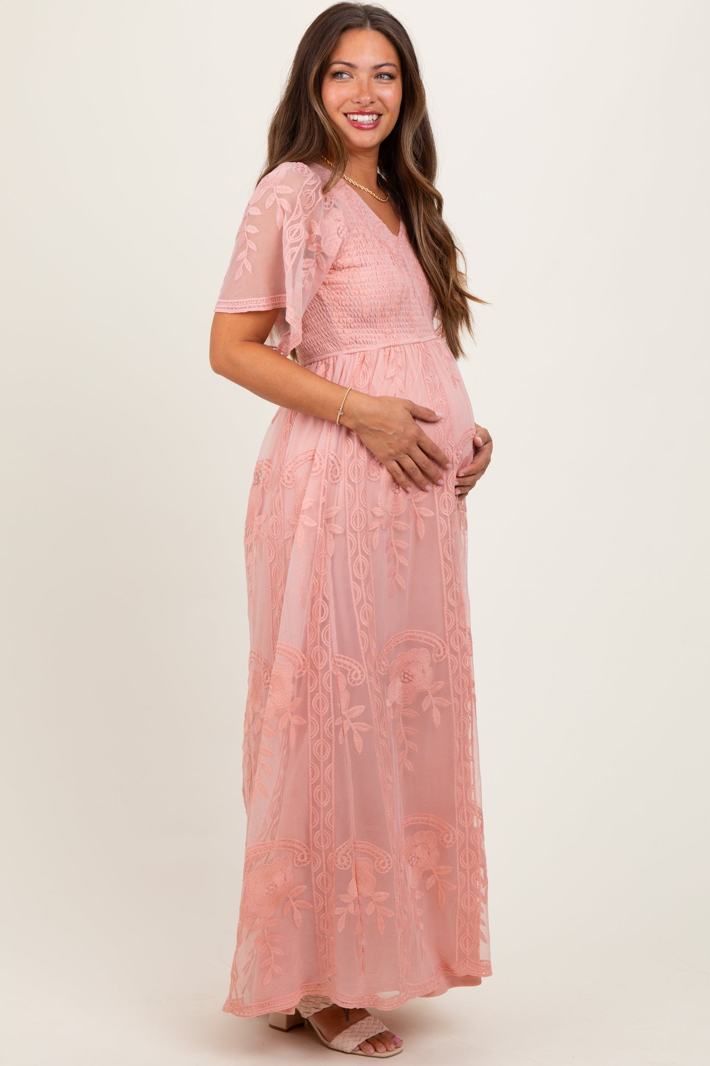 lace dress transparent Transparent Lace Babydoll Set – YOMORIO