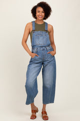 Blue Barrel Leg Overalls