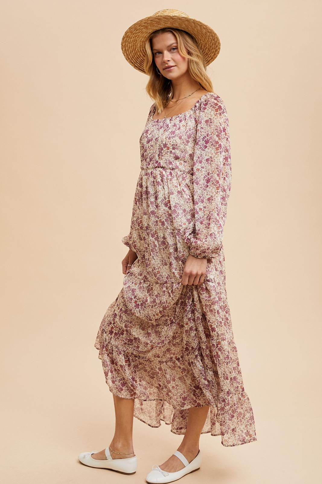 fitted lace wedding dress Amazon.com: Floral Maxi Dress Elegant Slip Dress Tea Party Dress Summer  Vacation Dress Printed Party Dress Flowy Beach Dress Purple Prom Dress:  Clothing, Shoes & Jewelry