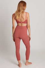 Rust Cache Coeur Zoe Maternity Leggings