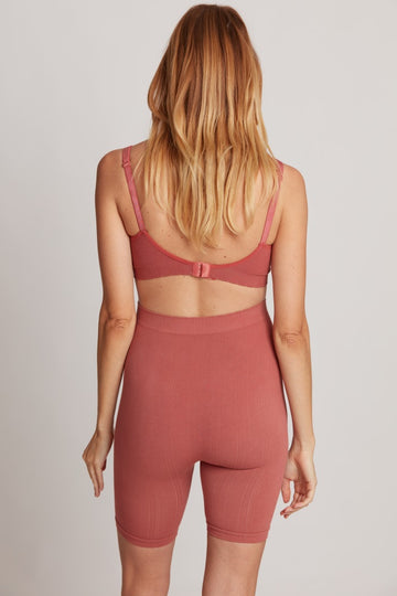 Rust Cache Coeur Maternity Zoe Mid Thigh Shorts