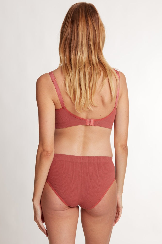 Rust Cache Couer Maternity Zoe Low Waist Slip